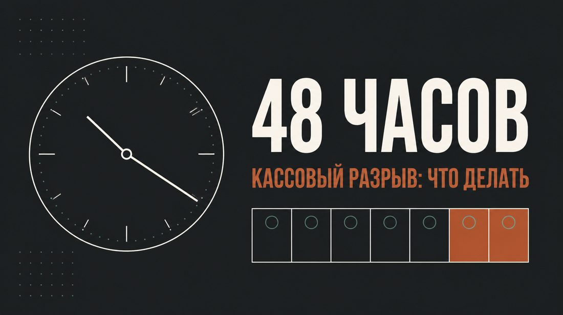 48 часов - что делать при кассовом разрыве